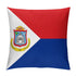 Sint Maarten Flag Throw Pillow - CaribeHeart Sint Maarten